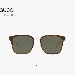 Black Gucci sunglasses